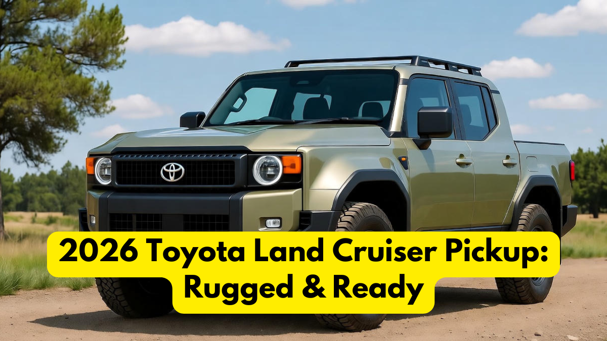 2026 Toyota Land Cruiser Pickup: Rugged & Ready