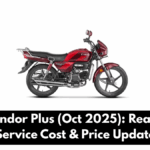 Hero Splendor Plus (Oct 2025): Real Mileage, Service Cost & Price Update