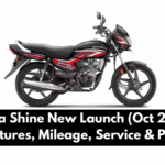 Honda Shine New Launch (Oct 2025): Features, Mileage, Service & Price