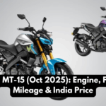 Yamaha MT-15 (Oct 2025): Engine, Features, Mileage & India Price