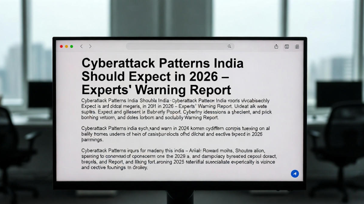 Cyberattack Patterns India Should Expect in 2026 – Experts’ Warning Report