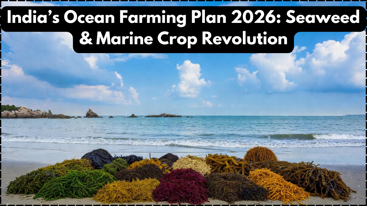 India’s Ocean Farming Plan 2026: Seaweed & Marine Crop Revolution