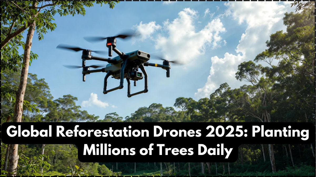 Global Reforestation Drones 2025: Planting Millions of Trees Daily