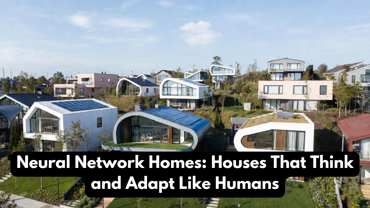 Neural Network Homes: Houses That Think and Adapt Like Humans