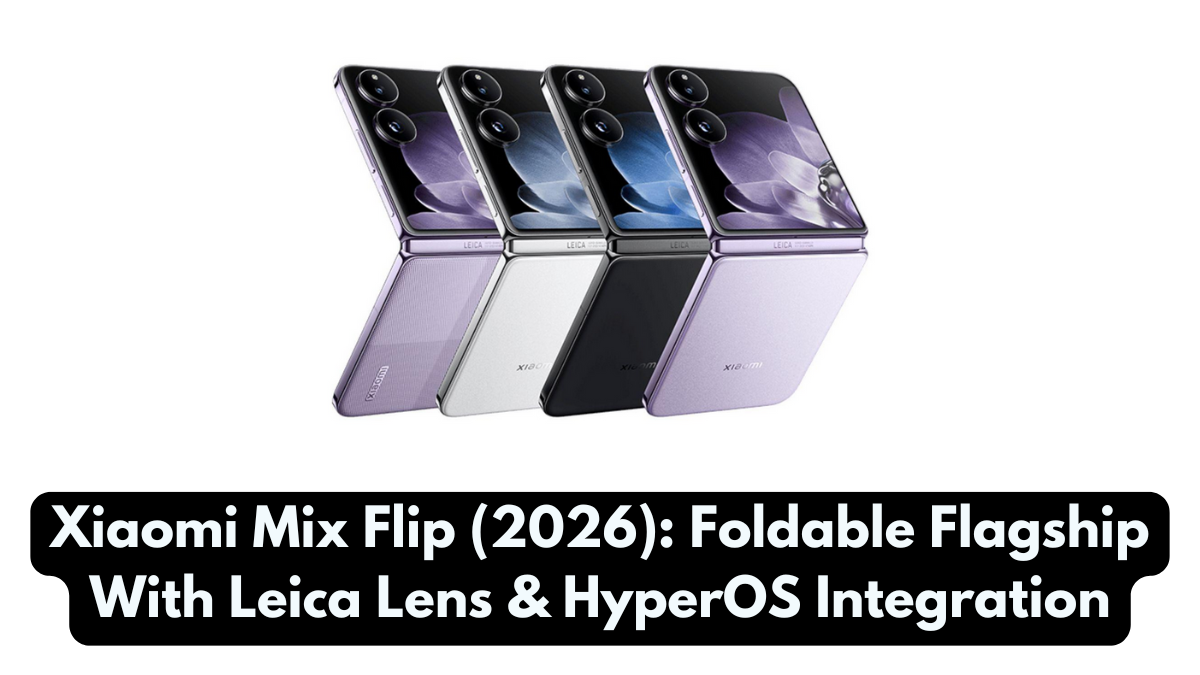 Xiaomi Mix Flip (2026): Foldable Flagship With Leica Lens & HyperOS Integration
