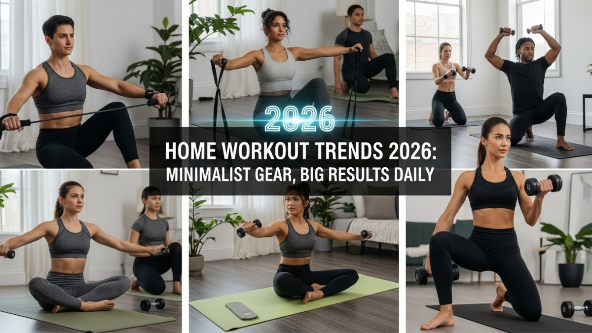 Home workout trends 2026: minimalist gear, big results daily