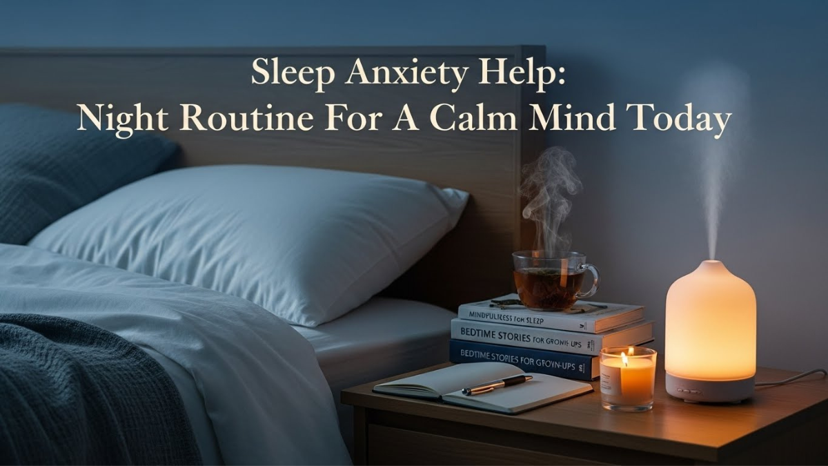 Sleep Anxiety Help: Night Routine For A Calm Mind Today