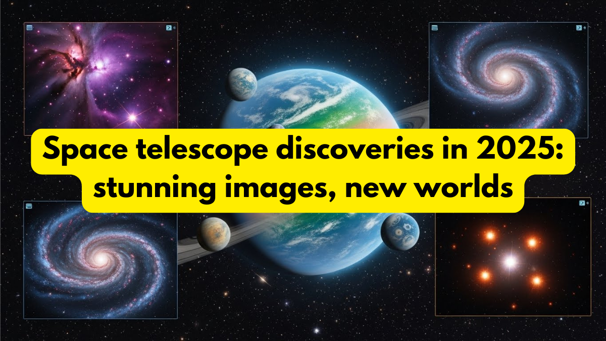 Space telescope discoveries in 2025: stunning images, new worlds