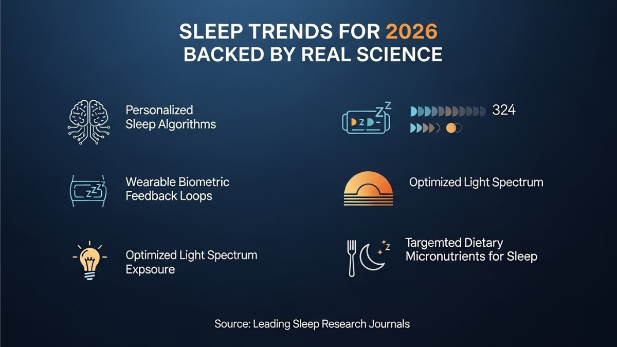 Sleep trends for 2026 backed by real science