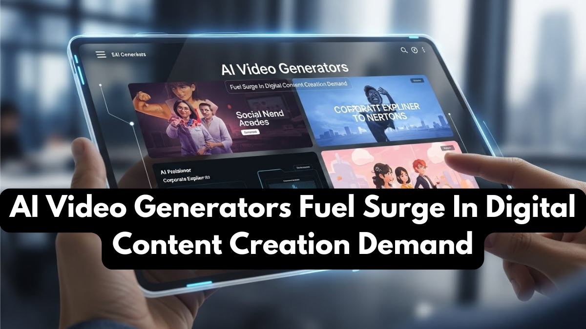AI Video Generators Fuel Surge In Digital Content Creation Demand