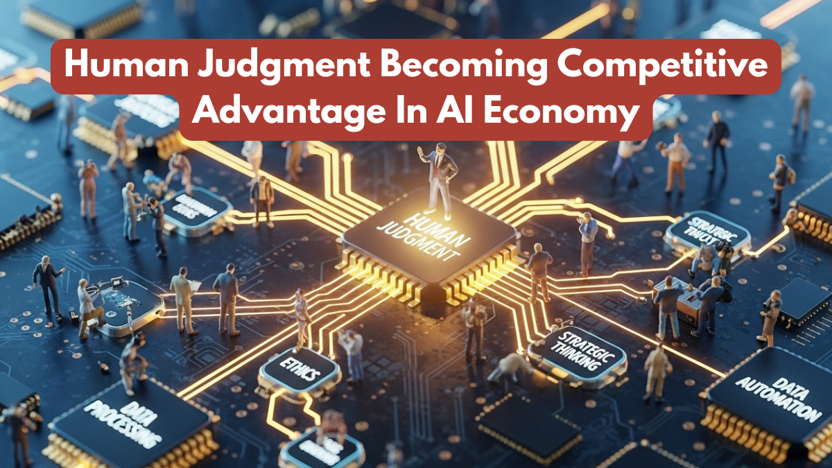 Human Judgment Becoming Competitive Advantage In AI Economy