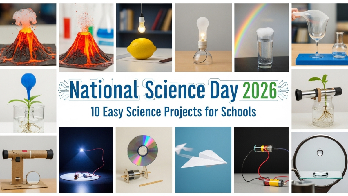 National Science Day 2026: 10 Easy Science Projects for Schools