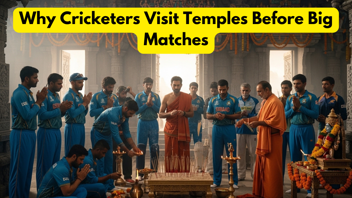 Why Cricketers Visit Temples Before Big Matches