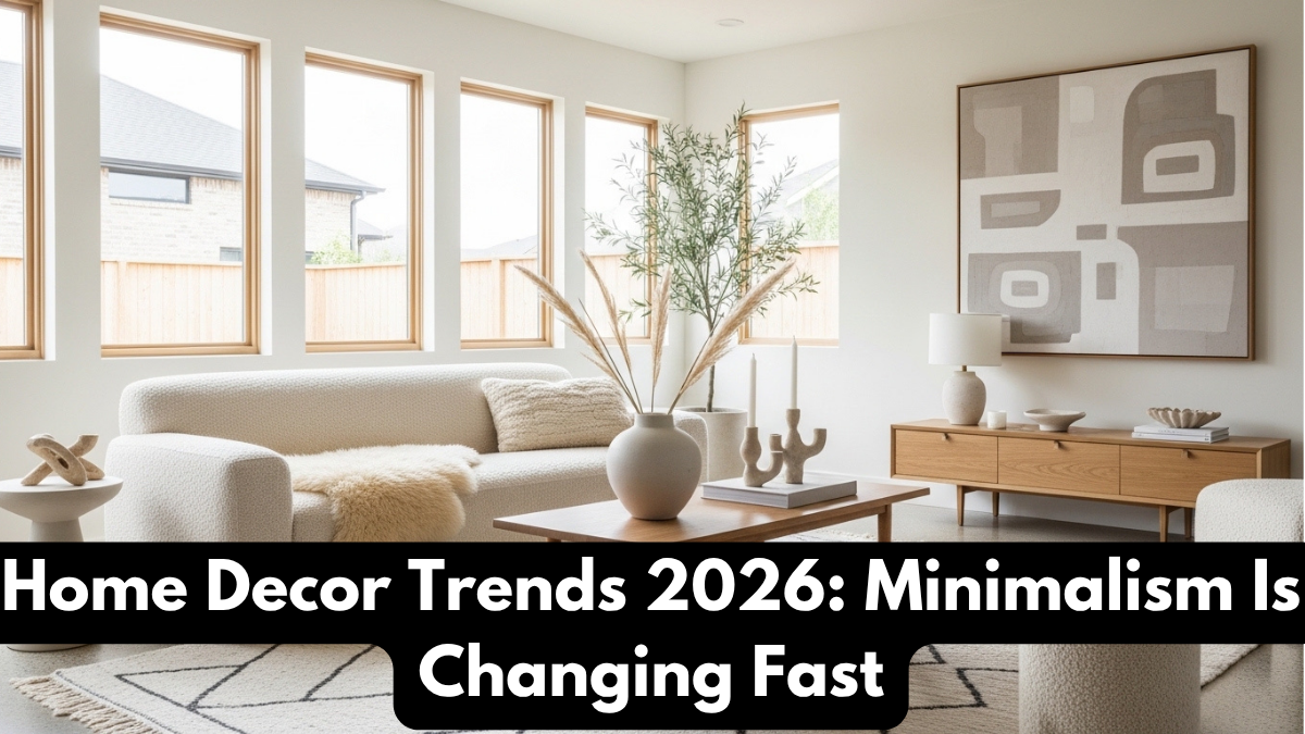 Home Decor Trends 2026: Minimalism Is Changing Fast