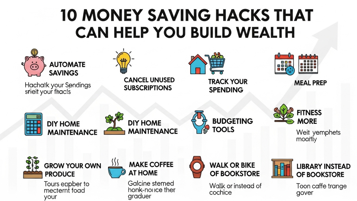 10 Money Saving Hacks That Can Help You Build Wealth