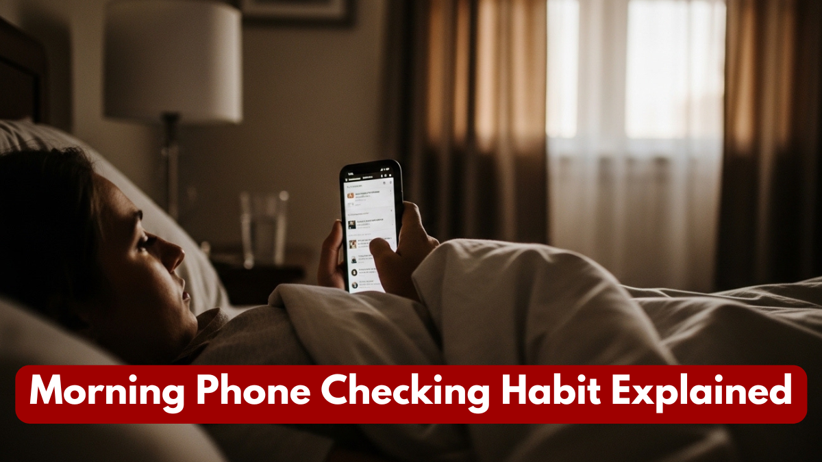 Morning Phone Checking Habit Explained