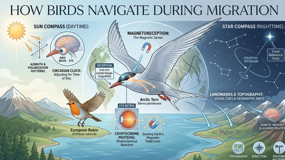 How Birds Navigate During Migration