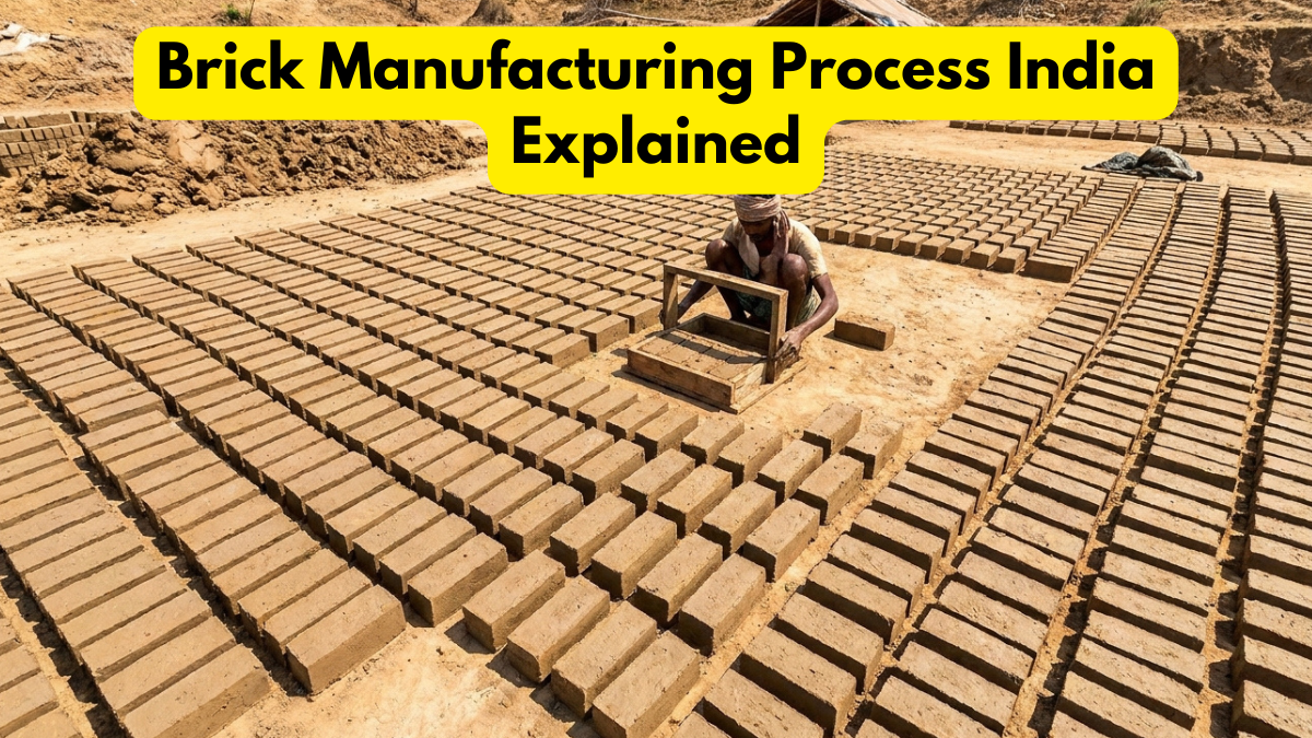 Brick Manufacturing Process India Explained